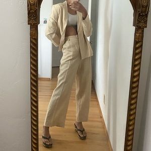 Vintage linen suit